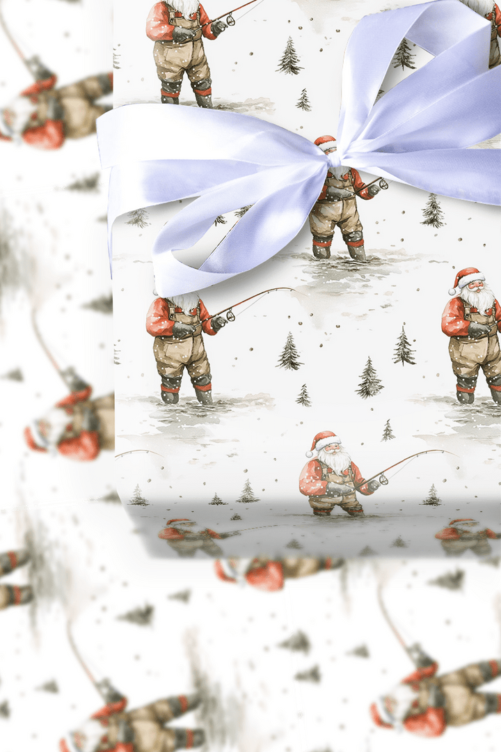 Santa's Stream - Wrapping Paper - Aspen & Arlo