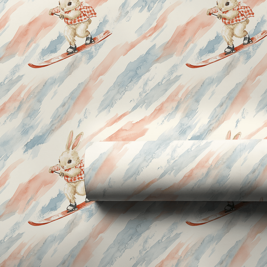 Spring Slalom - Wrapping Paper - Aspen & Arlo