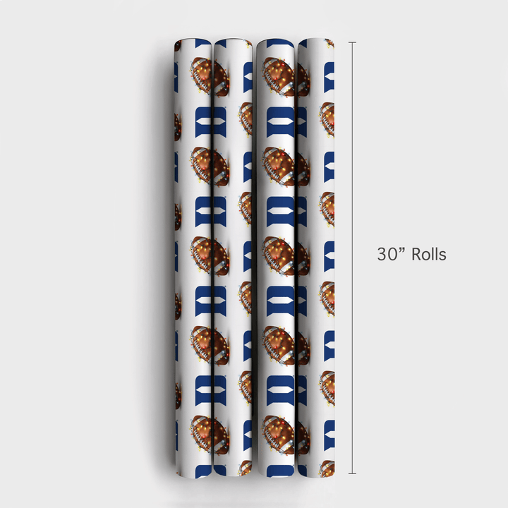 Touchdown Tidings D - Wrapping Paper - Aspen & Arlo