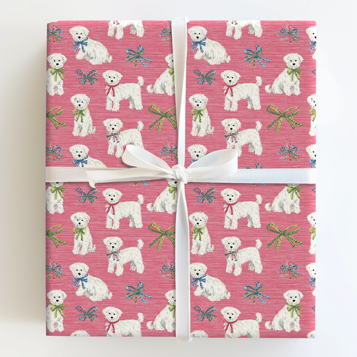 Maltese Pink Christmas