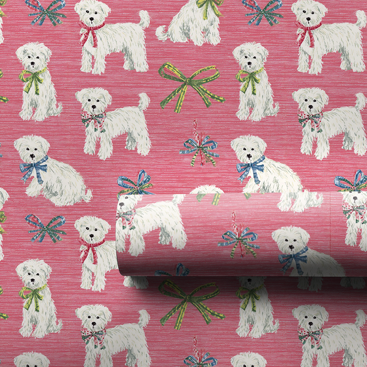 Maltese Pink Christmas