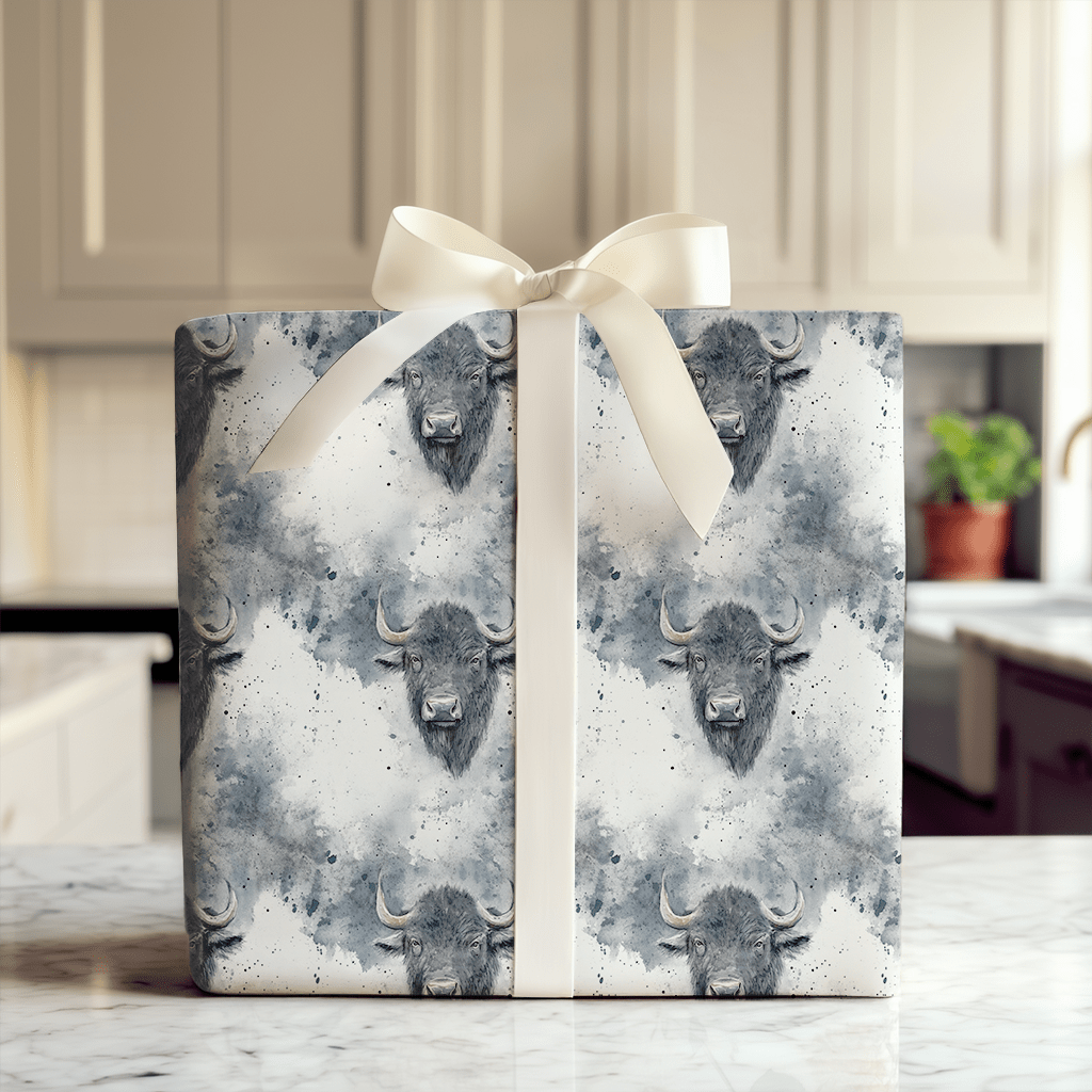 Buffalo Grey - Wrapping Paper - Aspen & Arlo