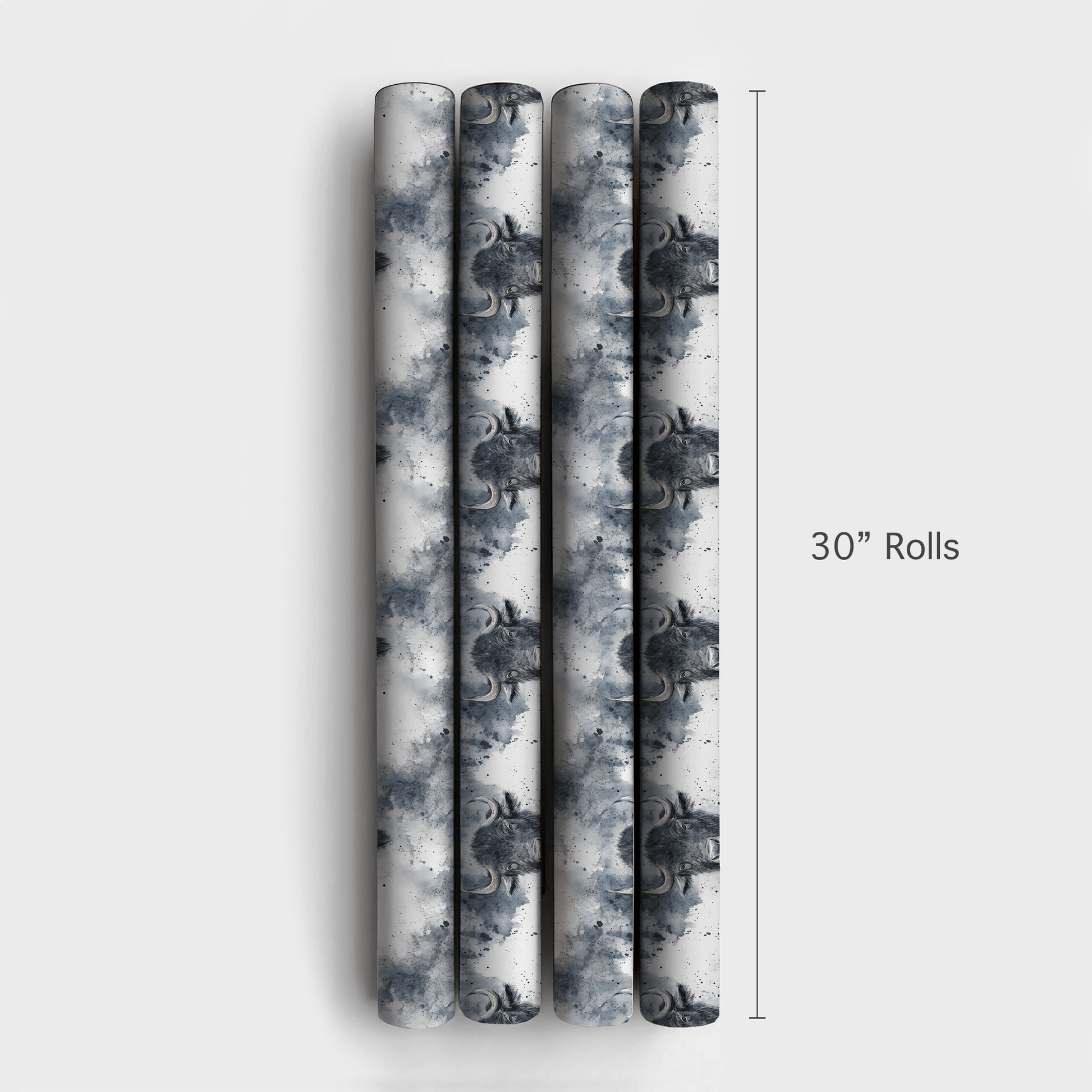 Buffalo Grey - Wrapping Paper - Aspen & Arlo