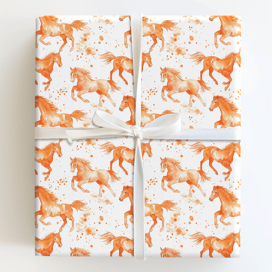Orange Rush - Wrapping Paper - Aspen & Arlo