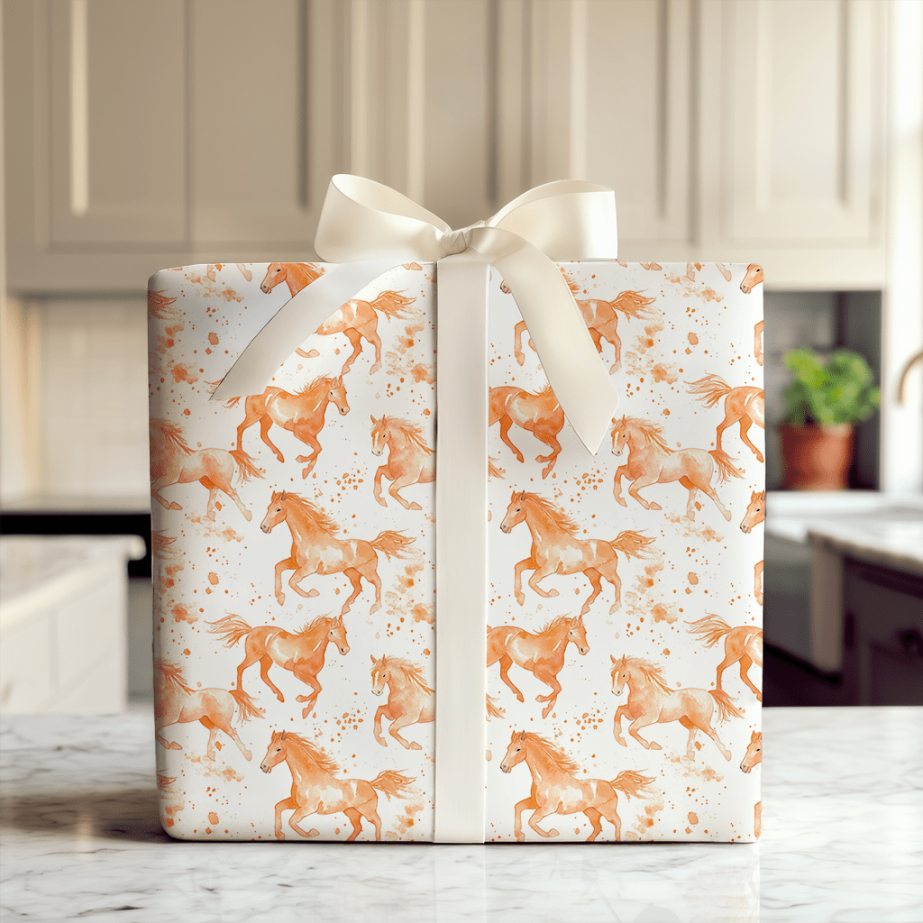 Orange Rush - Wrapping Paper - Aspen & Arlo