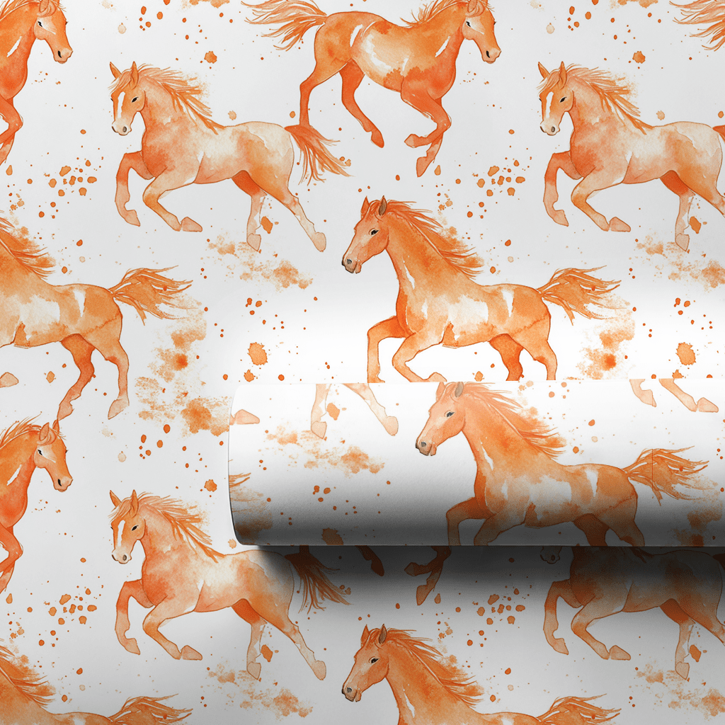Orange Rush - Wrapping Paper - Aspen & Arlo
