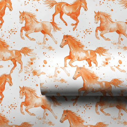 Orange Rush - Wrapping Paper - Aspen & Arlo