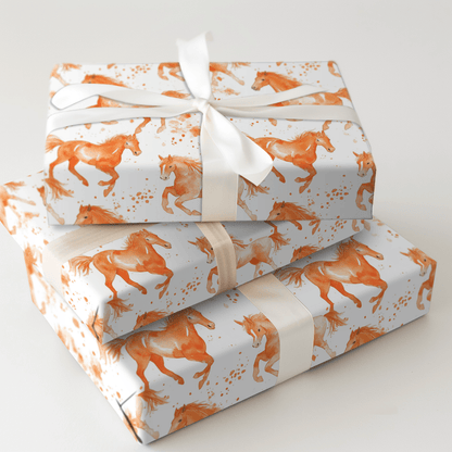 Orange Rush - Wrapping Paper - Aspen & Arlo