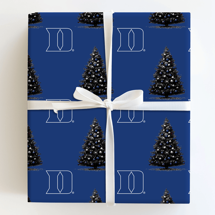 True Blue Tree - Wrapping Paper - Aspen & Arlo
