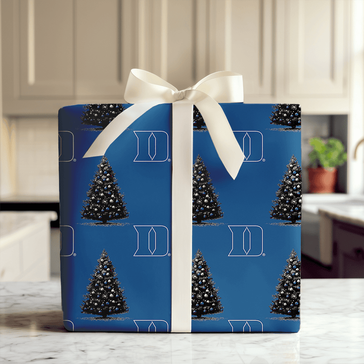 True Blue Tree - Wrapping Paper - Aspen & Arlo