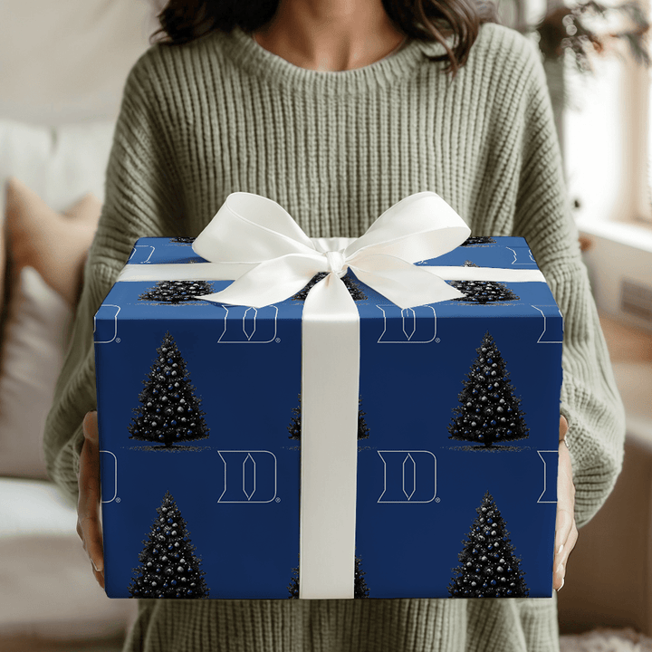 True Blue Tree - Wrapping Paper - Aspen & Arlo