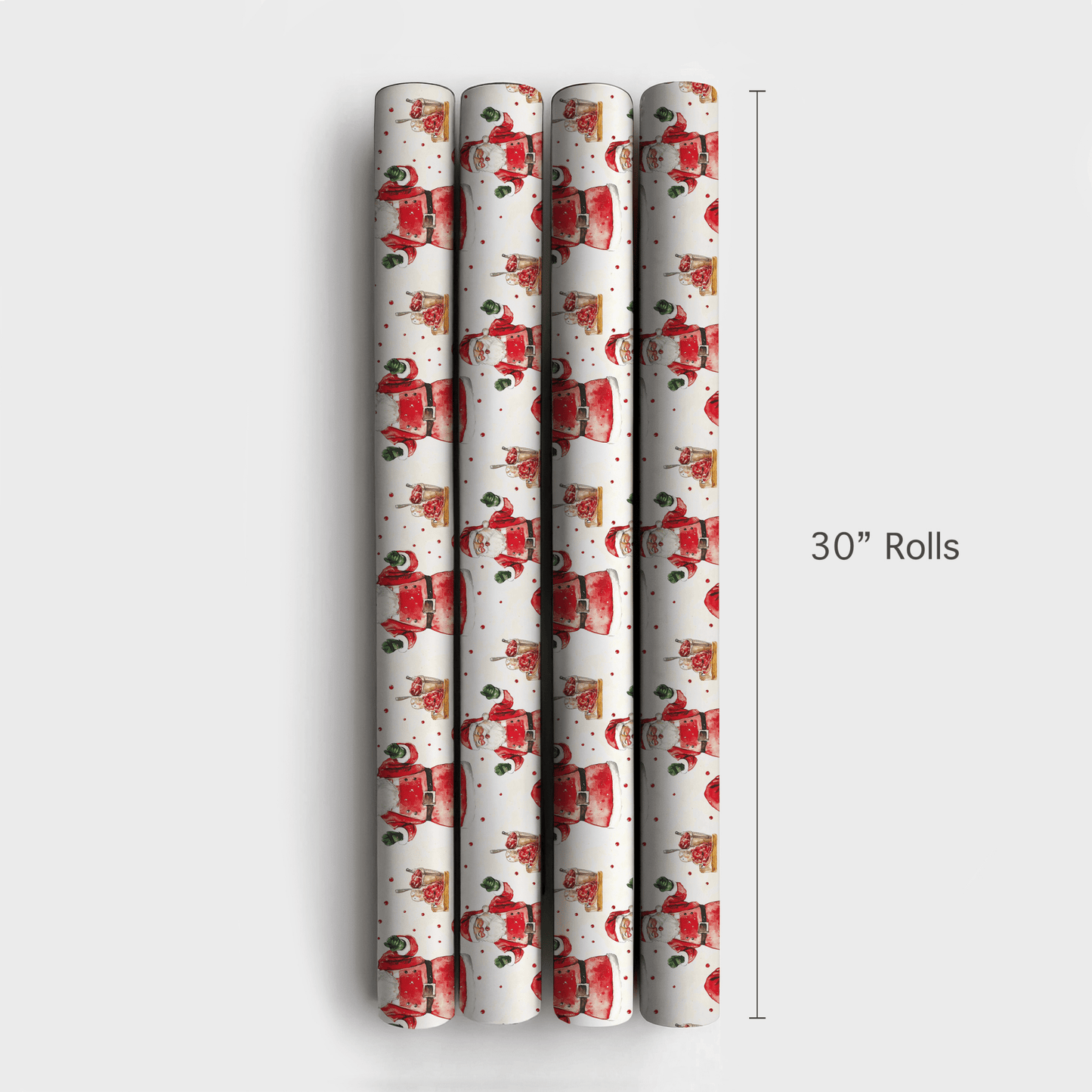 Jolly Chef Santa - Wrapping Paper - Aspen & Arlo
