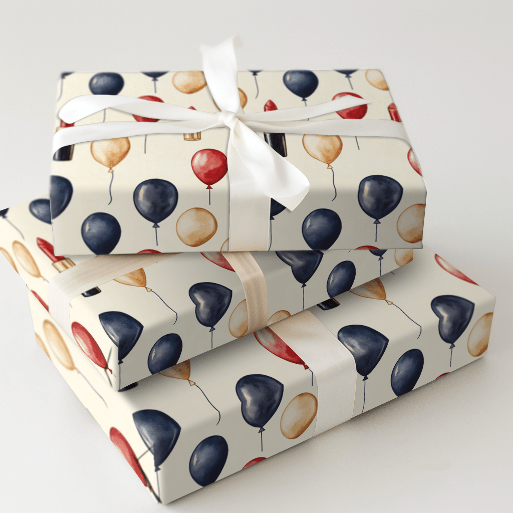 Balloons Beauty - Wrapping Paper - Aspen & Arlo