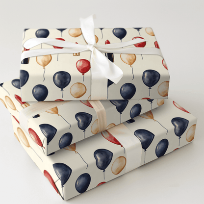 Balloons Beauty - Wrapping Paper - Aspen & Arlo