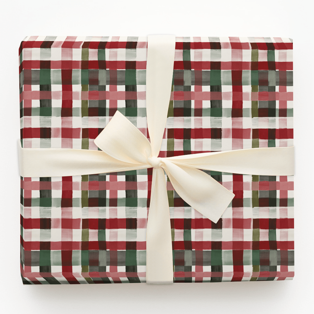 Aspen Lodge Plaid - Wrapping Paper - Aspen & Arlo