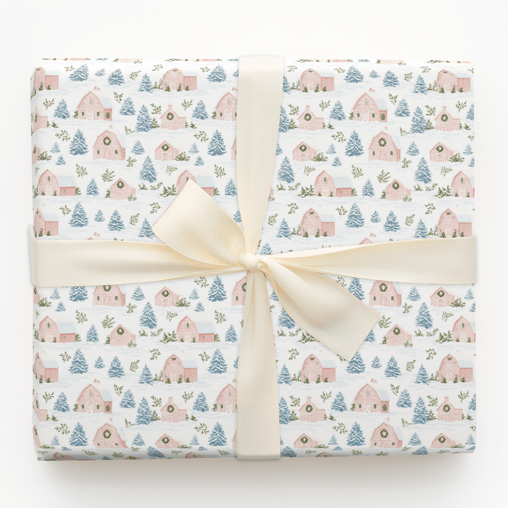 Little Town of Cheer - Wrapping Paper - Aspen & Arlo