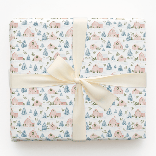 Little Town of Cheer - Wrapping Paper - Aspen & Arlo