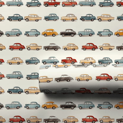 Retro Rides - Wrapping Paper - Aspen & Arlo