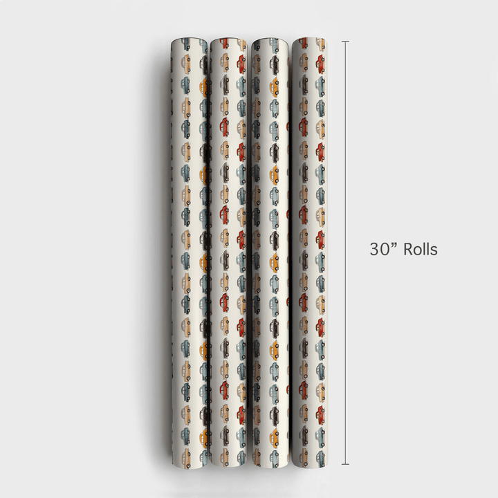 Retro Rides - Wrapping Paper - Aspen & Arlo
