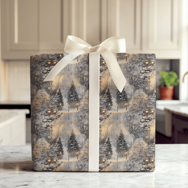Lantern Path - Wrapping Paper - Aspen & Arlo