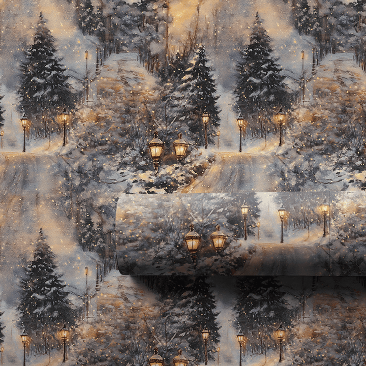 Lantern Path - Wrapping Paper - Aspen & Arlo