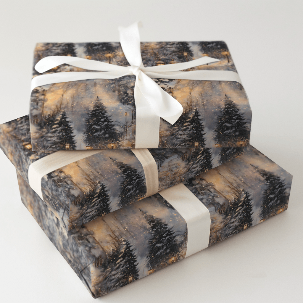 Lantern Path - Wrapping Paper - Aspen & Arlo