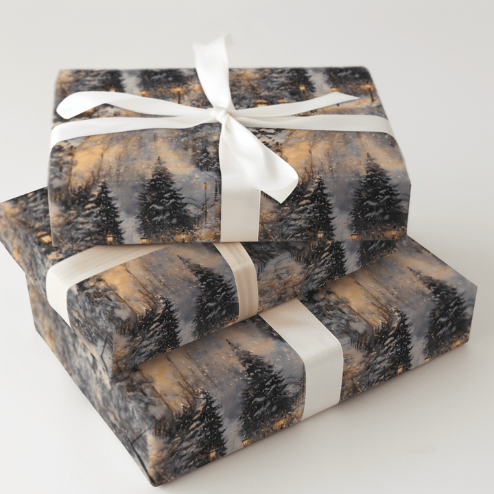Lantern Path - Wrapping Paper - Aspen & Arlo