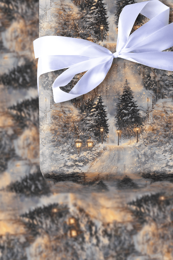 Lantern Path - Wrapping Paper - Aspen & Arlo