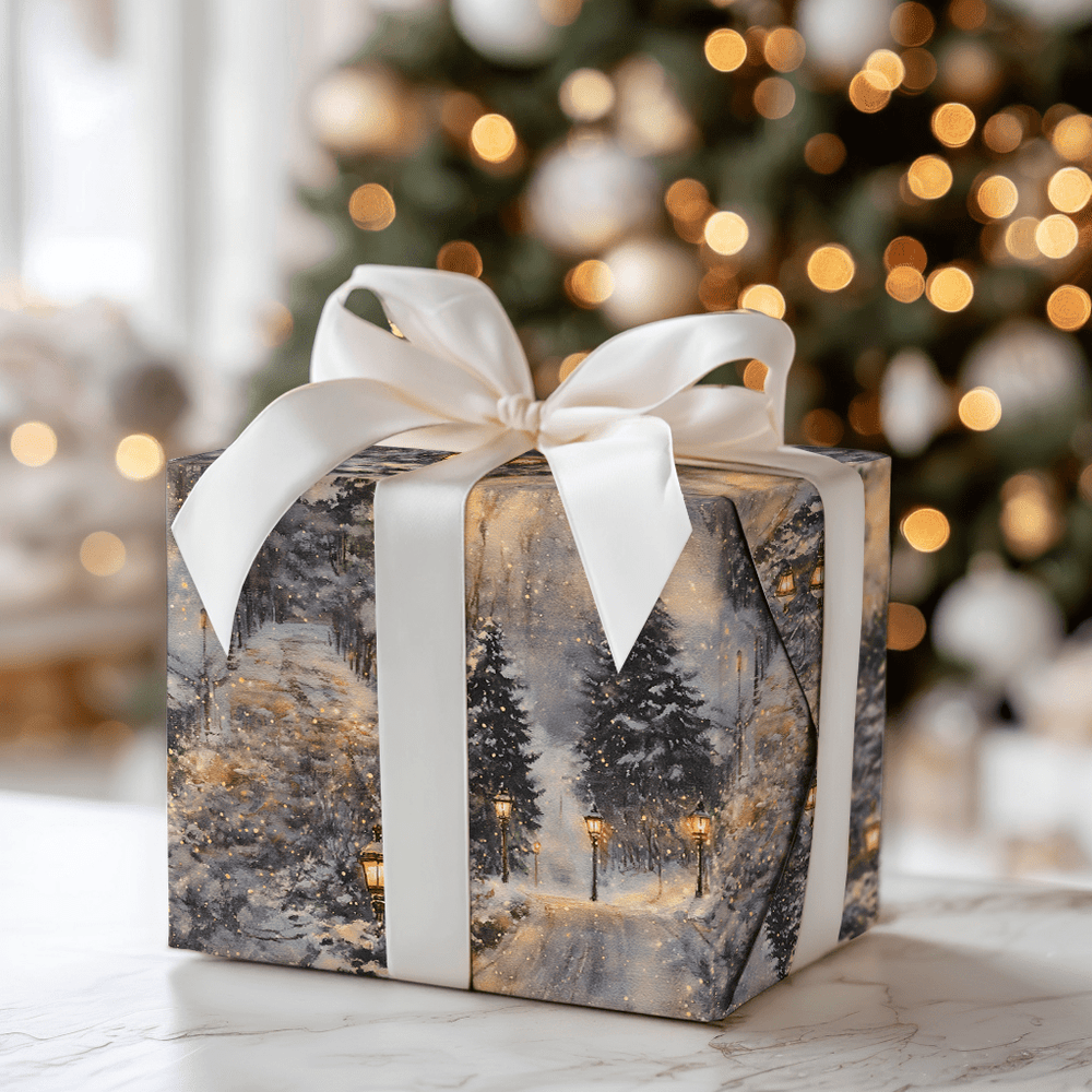 Lantern Path - Wrapping Paper - Aspen & Arlo