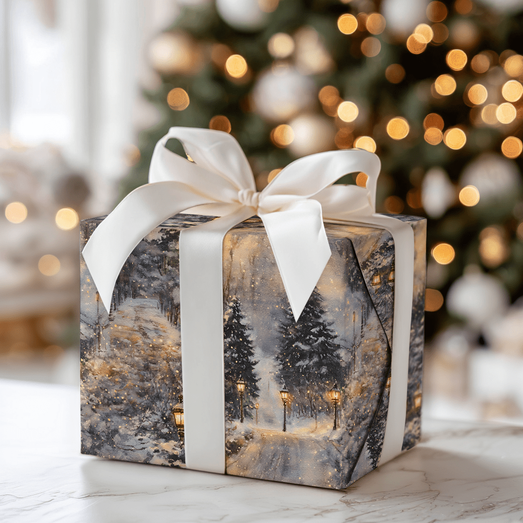 Lantern Path - Wrapping Paper - Aspen & Arlo