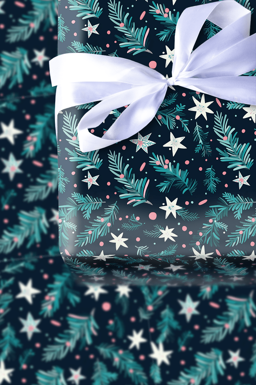 Starry Night - Wrapping Paper - Aspen & Arlo