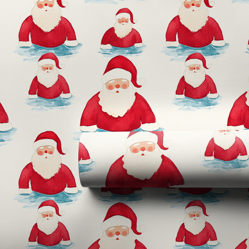 Santa's Swim Suit - 1 Roll