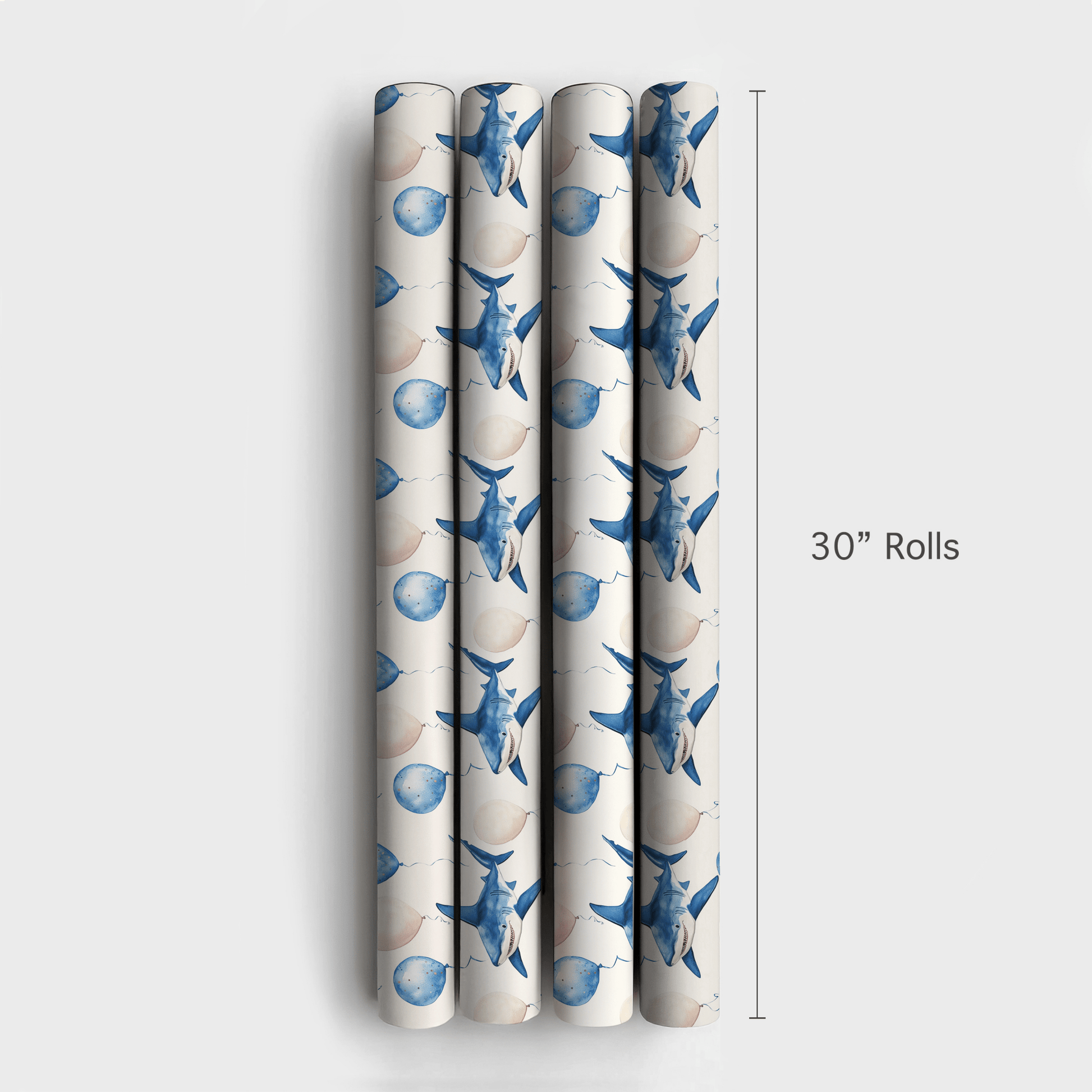 Sharkinfested Fun Ahead - Wrapping Paper - Aspen & Arlo