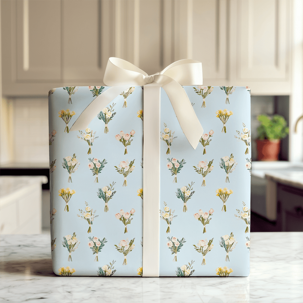 Simple Flower - Wrapping Paper - Aspen & Arlo