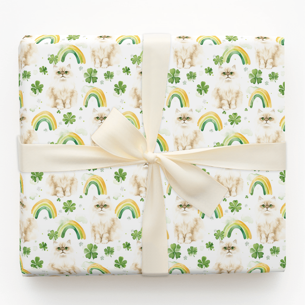 Rainbows with the Persian - Wrapping Paper - Aspen & Arlo