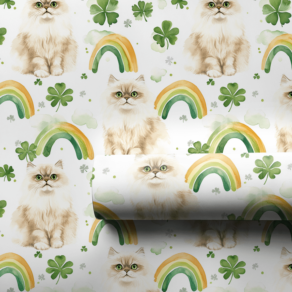 Rainbows with the Persian - Wrapping Paper - Aspen & Arlo