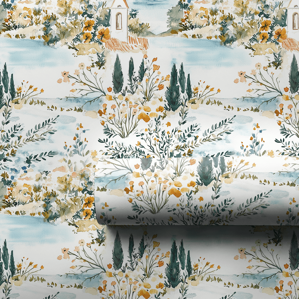 Chapel on the Beach - Wrapping Paper - Aspen & Arlo