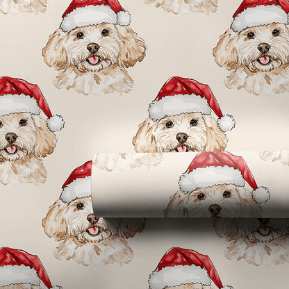 Doodle Santa - Wrapping Paper - Aspen & Arlo
