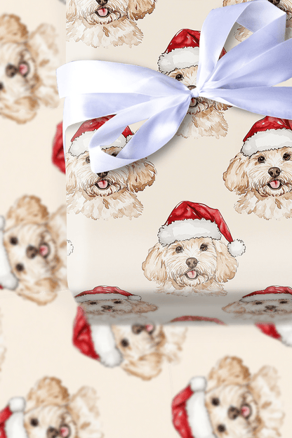 Doodle Santa - Wrapping Paper - Aspen & Arlo