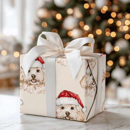 Doodle Santa - Wrapping Paper - Aspen & Arlo