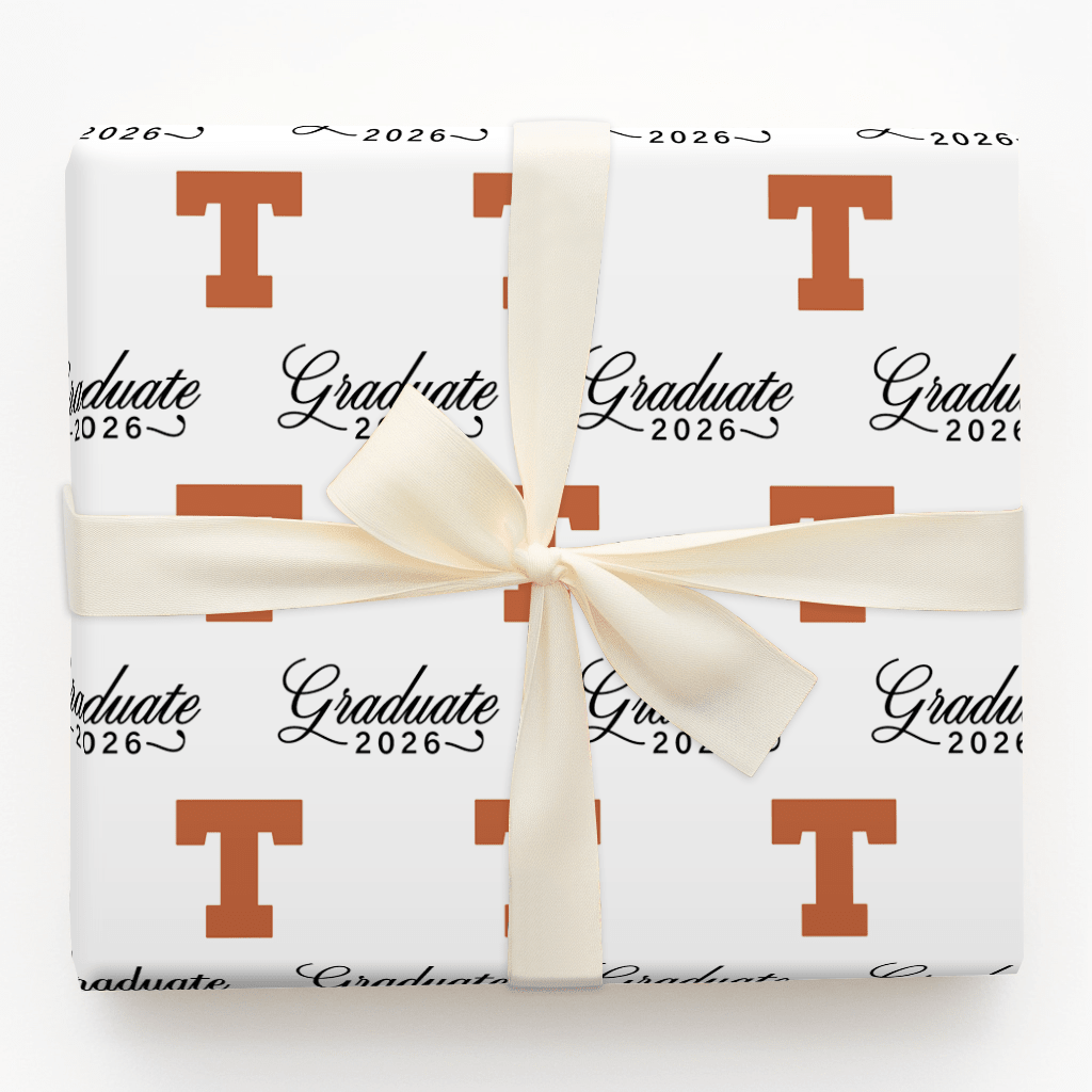 Texas Graduate 2026 - Wrapping Paper - Aspen & Arlo