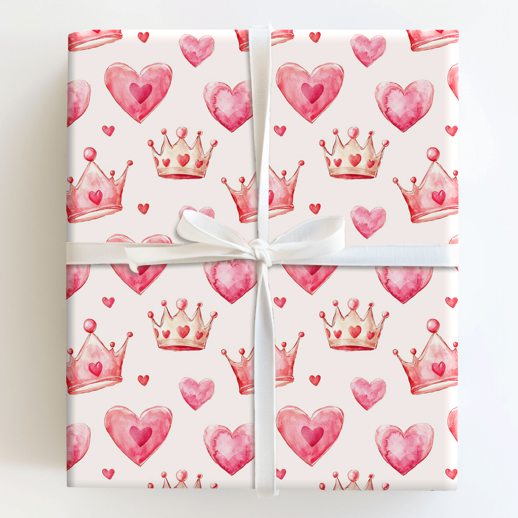 Queen of My Heart - Wrapping Paper - Aspen & Arlo