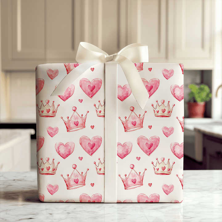 Queen of My Heart - Wrapping Paper - Aspen & Arlo