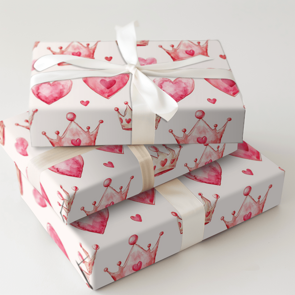Queen of My Heart - Wrapping Paper - Aspen & Arlo