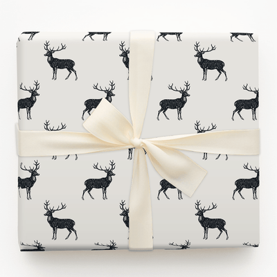 Vintage Reindeer - Wrapping Paper - Aspen & Arlo