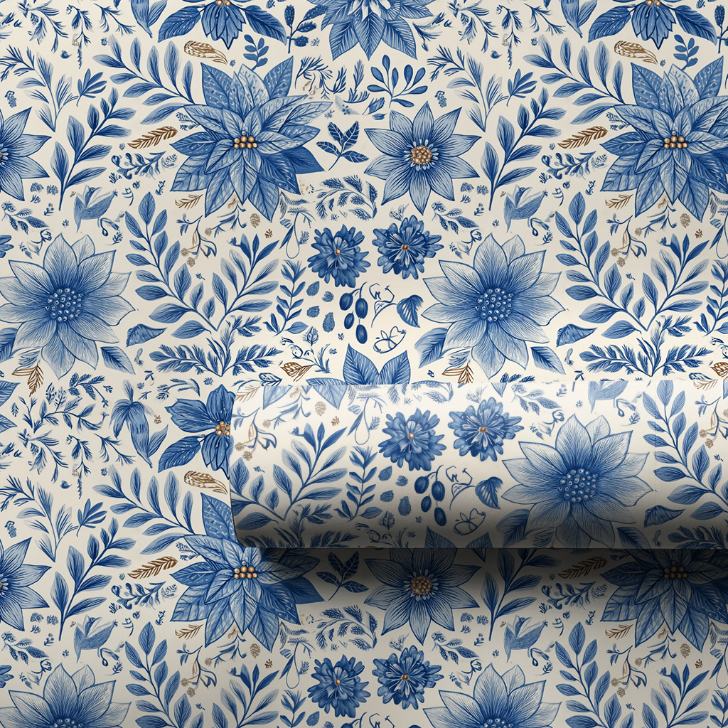 Blue Noel Blooms
