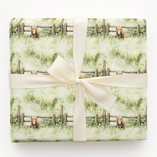 Sandy Shetland - Wrapping Paper - Aspen & Arlo