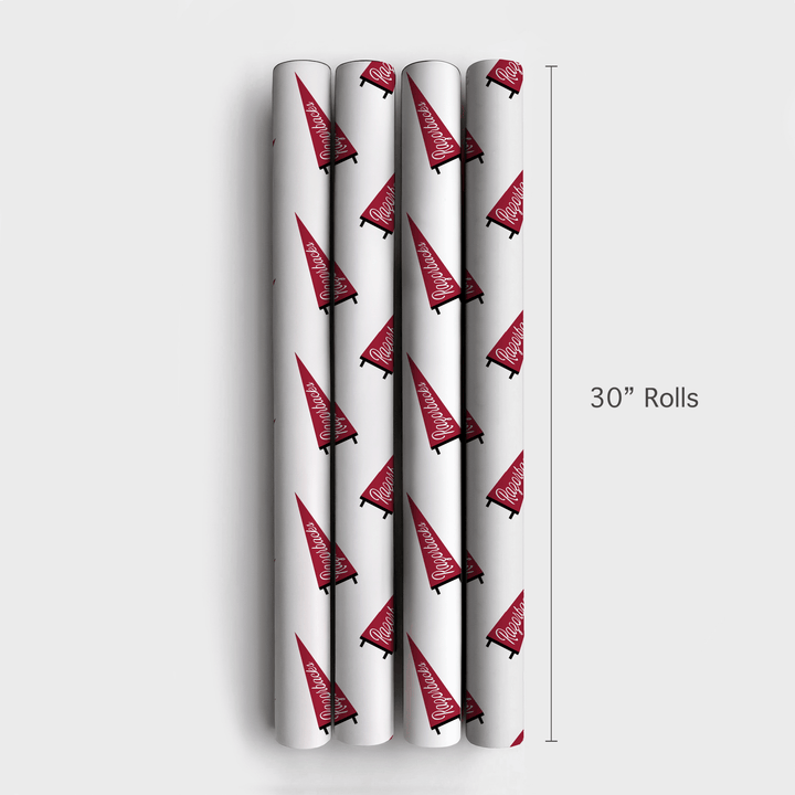 Razorback Pennant - Wrapping Paper - Aspen & Arlo