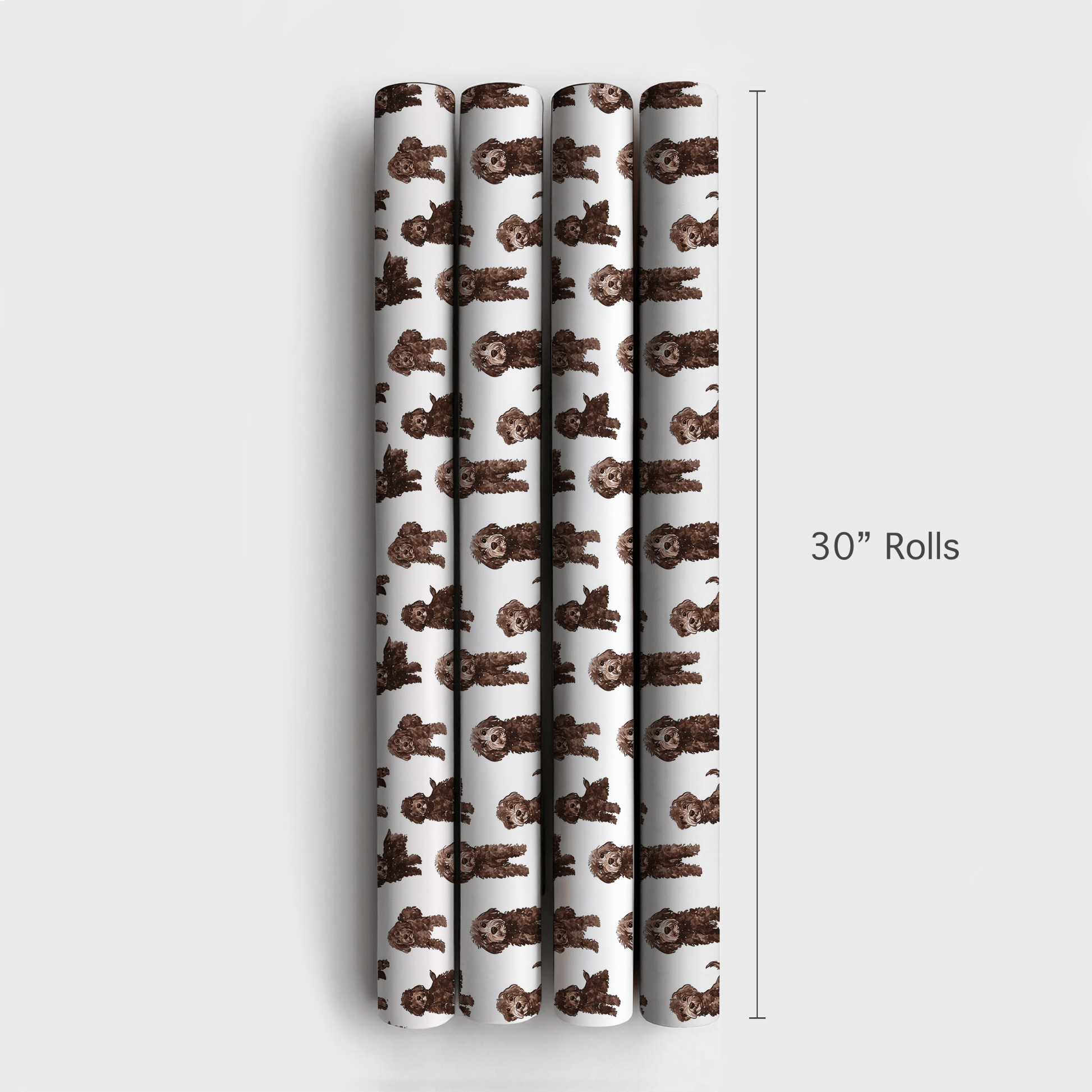 Chocolate Doodle - Wrapping Paper - Aspen & Arlo