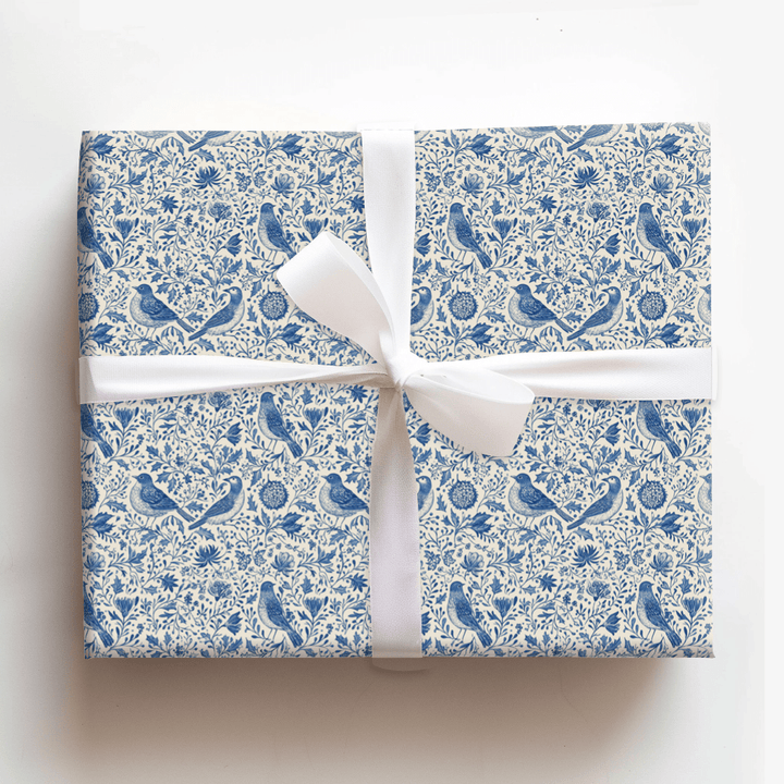 Winter Songbirds - Wrapping Paper - Aspen & Arlo